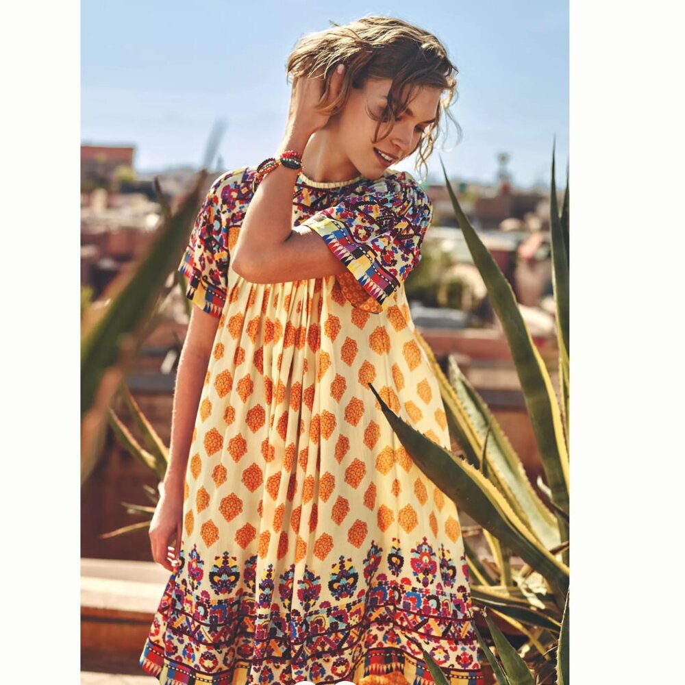 ANTHROPOLOGIE | Tanvi Kedia Caltha Swing Dress